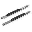 Westin 19-20 Chevy Silverado 1500 Regular Cab PRO TRAXX 4 Oval Nerf Step Bars - Stainless Steel-1