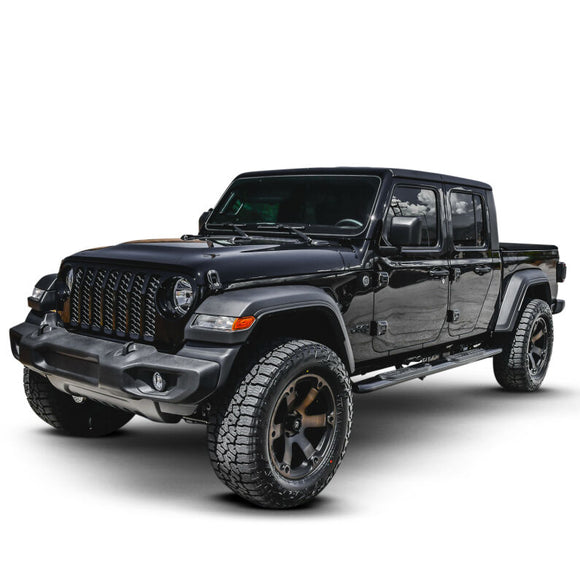 Westin 20-22 Jeep Gladiator PRO TRAXX 4 Oval Nerf Step Bars - Black