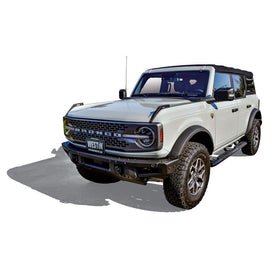 Westin 21-22 Ford Bronco (4-Door) PRO TRAXX 4 Oval Nerf Step Bars - Textured Black - 0