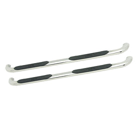 Westin 2014-2018 Chevy Silverado 1500 Dbl Cab (Body Mount) Platinum 4 Oval Nerf Step Bars - SS