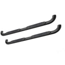 Westin 2014-2018 Chevy Silverado 1500 Dbl Cab (Body Mount) Platinum 4 Oval Nerf Step Bars - Black-1
