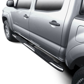 Westin 2005-2017 Toyota Tacoma Double Cab PRO TRAXX 5 Oval Nerf Step Bars - SS - 0