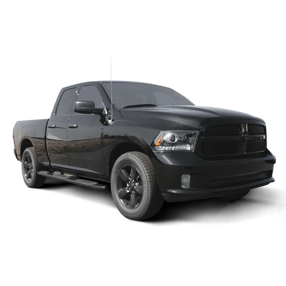 Westin 2009-2018 Ram/Dodge 1500 Quad Cab (6.5 ft Bed) PRO TRAXX 5 WTW Oval Nerf Step Bars - Black