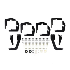 Westin 2017-2018 Ford F-250/350 Crew Cab (8ft Bed) PRO TRAXX 5 WTW Oval Nerf Step Bars - Black - 0