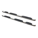 Westin 2019 Chevrolet Silverado Crew Cab PRO TRAXX 5 W2W Oval Nerf Step Bars - Stainless Steel-2