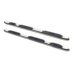 Westin 2019 Chevrolet Silverado Crew Cab PRO TRAXX 5 W2W Oval Nerf Step Bars - Stainless Steel - 0