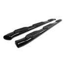 Westin 2019 Chevrolet Silverado Double Cab w/ 6.5in Bed PRO TRAXX 5 W2W Oval Nerf Step Bars - Black-1