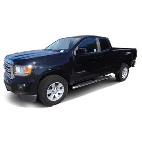 Westin 2015-2018 Chevrolet/GMC Colorado/Canyon Crew Cab PRO TRAXX 5 Oval Nerf Step Bars - Black - 0