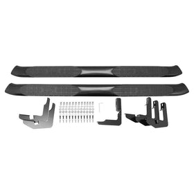 Westin 18-20 Jeep Wrangler JL Unlimited 4DR PRO TRAXX 5 Oval Nerf Step Bars - Textured Black - 0
