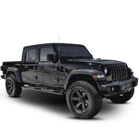Westin 2020 Jeep Gladiator PRO TRAXX 5 WTW Oval Nerf Step Bars - Black - 0