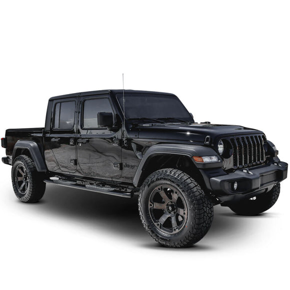 Westin 2020 Jeep Gladiator PRO TRAXX 5 WTW Oval Nerf Step Bars - Black