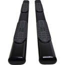 Westin 19-21 Chevrolet Silverado Crew Cab PRO TRAXX 6 Oval Nerf Step Bars - Black-1