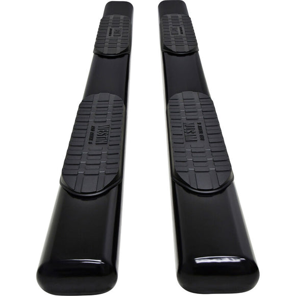 Westin 19-21 Chevrolet Silverado Crew Cab PRO TRAXX 6 Oval Nerf Step Bars - Black