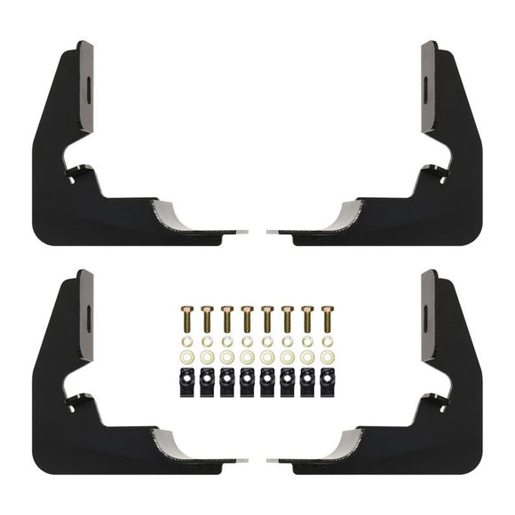 Westin 2014-2018 Chevy Silverado 1500 Reg Cab Premier Oval Nerf Step Bar Mount Kit - Black