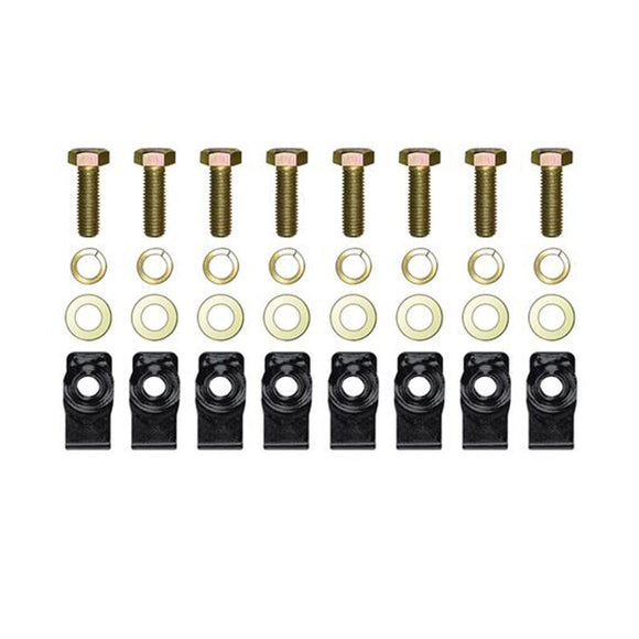 Westin 2014-2018 Chevy Silverado 1500 Reg Cab Premier Oval Nerf Step Bar Mount Kit - Black