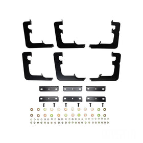 Westin 19 Ram 1500 Quad/Crew Cab (Ex. Classic) Premier Oval Nerf Step Bar Mount Kit - Black - 0