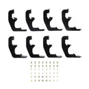 Westin 2019 Chevrolet Silverado/Sierra 1500 Double/CC Premier Oval Nerf Step Bar Mount Kit - Black-2