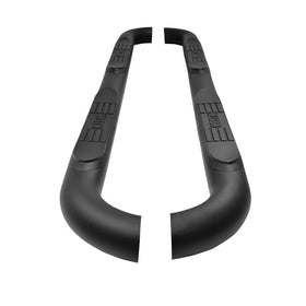 Westin 18-22 Jeep Wrangler JLU 4dr. E-Series 3 Nerf Step Bars - Tex. Blk - 0