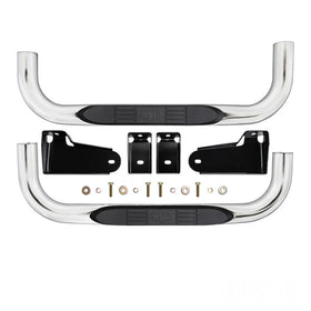 Westin 19-20 Chevy/GMC Silverado/Sierra 1500 Regular Cab E-Series 3 Nerf Step Bars - Stainless Steel - 0