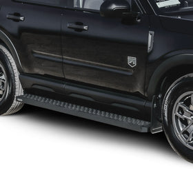 Westin Grate Steps Running Boards 68 in - Textured Black - 0