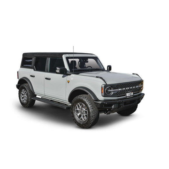 Westin Grate Steps Running Boards 75 in - Textured Black
