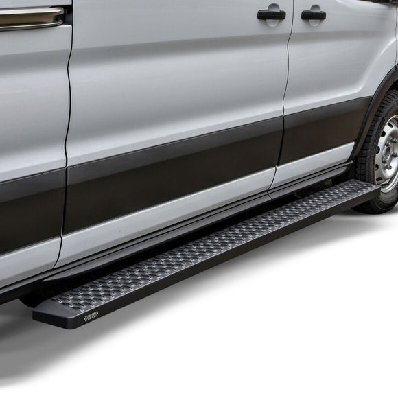 Westin 15-22 Ford Transit Van 150/250/350 Grate Steps Running Boards - Tex. Blk
