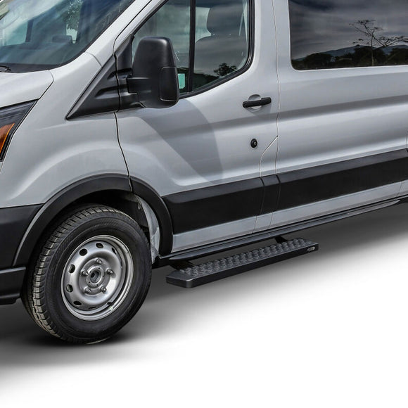 Westin 15-22 Ford Transit Van 150/250/350 Grate Steps Running Boards - Tex. Blk
