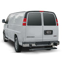 Westin Ford Transit Van 150/250/350 (Single 54in. Pass Door) Grate Steps Running Boards - Tex. Blk-2