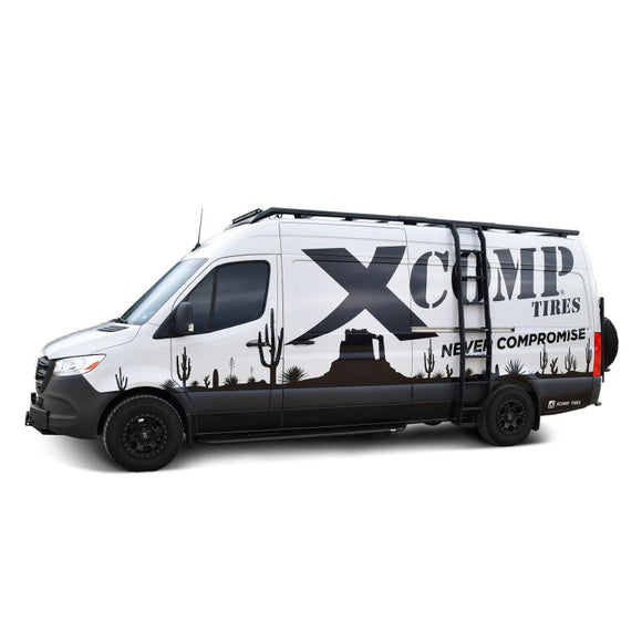 Westin 07-23 Mercedes-Benz Sprinter w/ 144in. Wheelbase Outlaw Nerf Step Bars - Textured Black