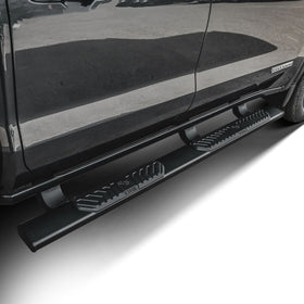Westin 19-22 Chevrolet Silverado 1500 DC R5 Nerf Step Bars - Blk - 0