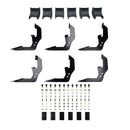 Westin 2019 Chevrolet Silverado/Sierra 1500 Crew Cab R5 Nerf Step Bars - Black-2