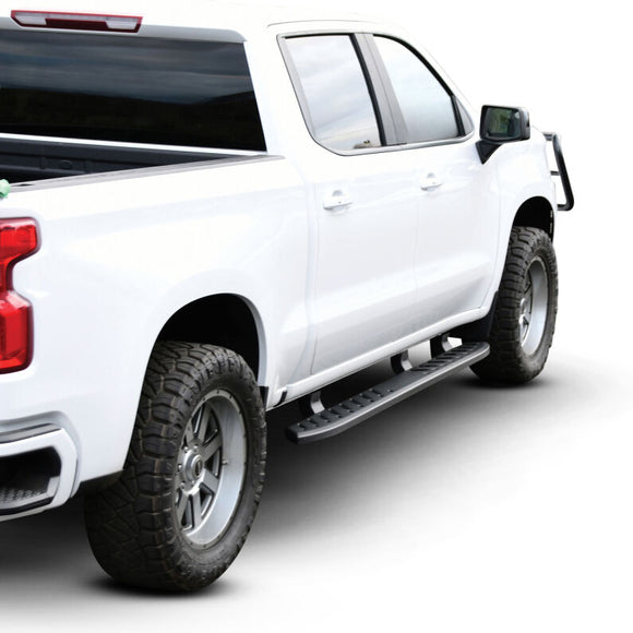 Westin 2019 Chevrolet Silverado/Sierra 1500 Crew Cab Thrasher Running Boards - Textured Black