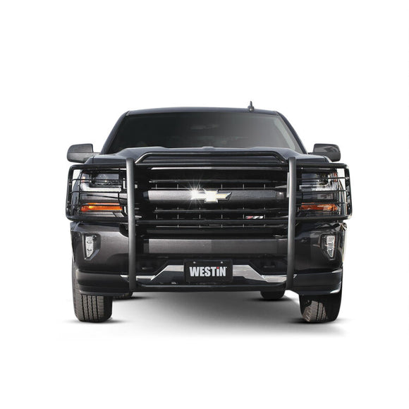 Westin 2007-2013 Chevrolet Silverado 1500LD Sportsman Grille Guard - Black