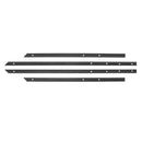 Westin 21-23 Ford Bronco 4dr (Excl. Sport) XTS Pinch Weld Covers - Tex. Blk-2