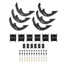 Westin 19-24 Chevrolet Silverado / GMC Sierra 1500 DC (Excl. LD/LTD) HDX Running Boards - Tex. Blk-3
