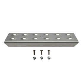 Westin 11in Step Plate w/screws (Set of 2)- Stainless Steel