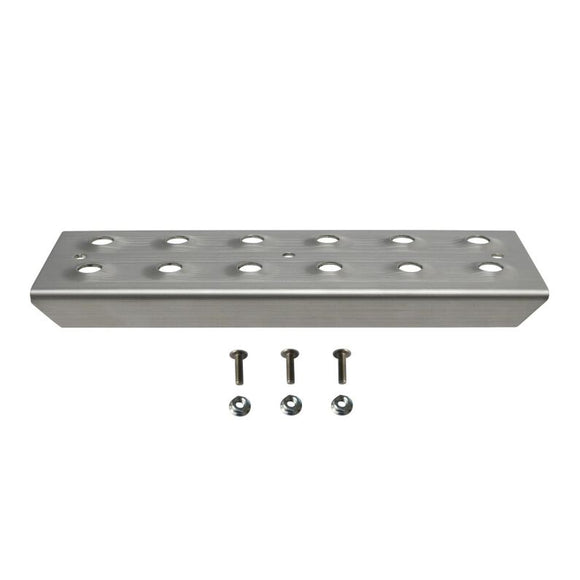 Westin 11in Step Plate w/screws (Set of 2)- Stainless Steel