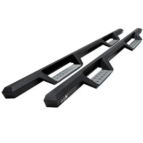 Westin 04-13 Chevy Silverado 1500 Crew Cab HDX Stainless Drop Nerf Step Bars - Textured Black - 0