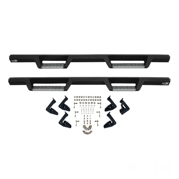 Westin 09-14 Ford F-150 Supercrew HDX Stainless Drop Nerf Step Bars - Tex. Blk