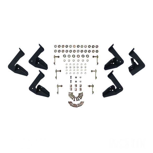 Westin 09-14 Ford F-150 Supercrew HDX Stainless Drop Nerf Step Bars - Tex. Blk