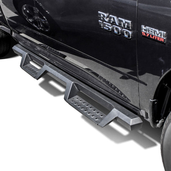 Westin/HDX 09-18 Dodge/Ram 1500 Quad Cab Drop Nerf Step Bars - Textured Black