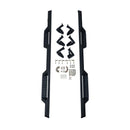 Westin/HDX 17-18 Ford F-150 SuperCab Drop Nerf Step Bars - Textured Black-2