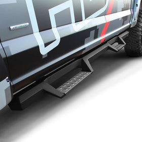 Westin/HDX Stainless 15-18 Ford F-150 SC/17-18 F-250/F-350 CC Drop Nerf Step Bars - Textured Black