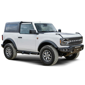 Westin/HDX 2021+ Ford Bronco (2-Door) Drop Nerf Step Bars - Textured Black - 0