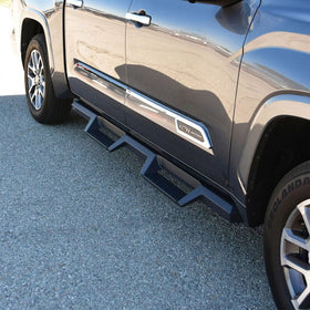 Westin Toyota Tundra CrewMax 2022 Drop Nerf Step Bars - Textured Black - 0