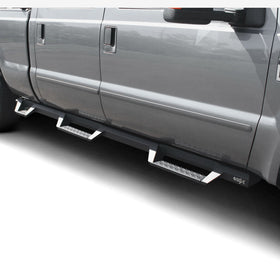 Westin 99-16 Ford F-250/350/450/550 CC (6.75ft Bed) HDX Drop Whl to Whl Nerf Step Bars - Text Blk - 0
