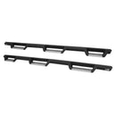 Westin/HDX 10-18 Ram 2500/3500 Crew Cab (8ft Bed) Drop Wheel to Wheel Nerf Step Bars - Txt Black-1