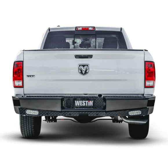 Westin 09-18 Ram 1500 HDX Bandit Rear Bumper - Black