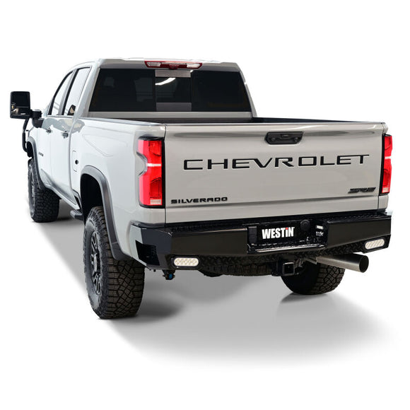 Westin 19-20 Chevy Silverado 1500 HDX Bandit Rear Bumper - Black