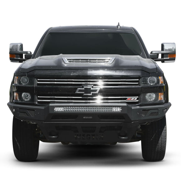 Westin 15-19 Chevrolet Silverado 2500/3500 Pro-Mod Front Bumper - Textured Black
